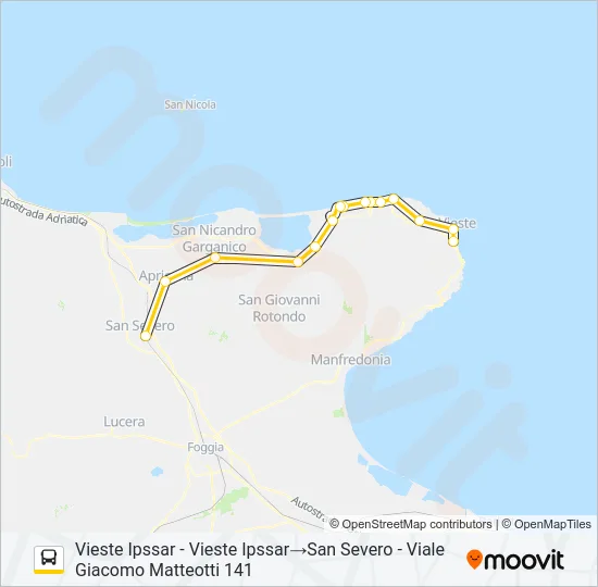 990A-I22 Bus Line Map