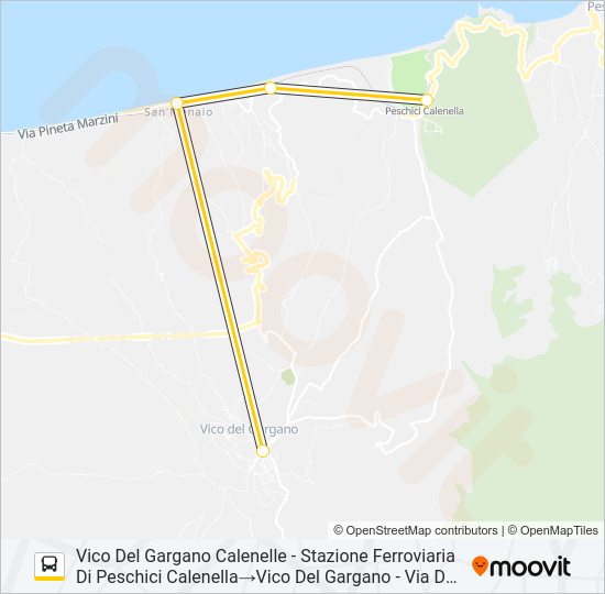 997A-I22 Bus Line Map