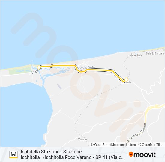 1010A-I22 Bus Line Map