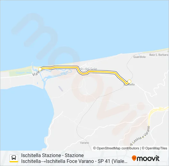 1010A-I22 Bus Line Map