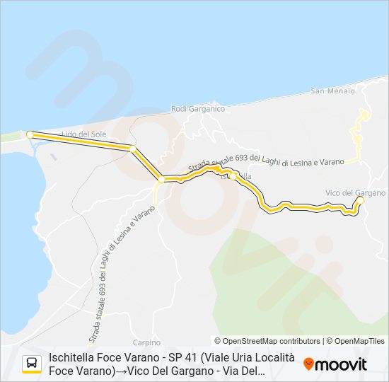 1027R-I22 Bus Line Map