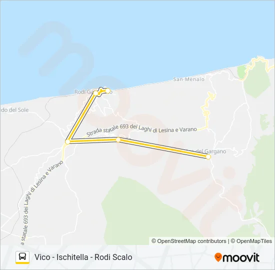 1049A-I22 Bus Line Map