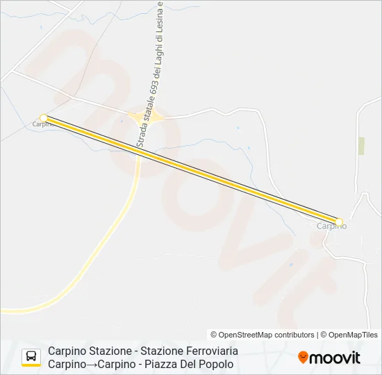 1063R-I22 Bus Line Map