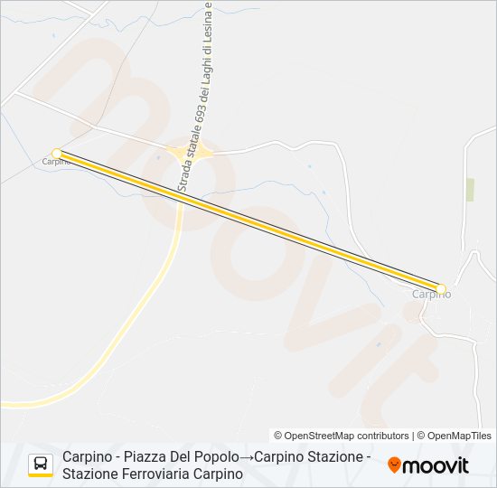 1094A-I22 Bus Line Map