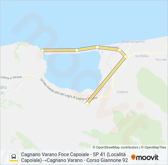 1102R-I22 Bus Line Map