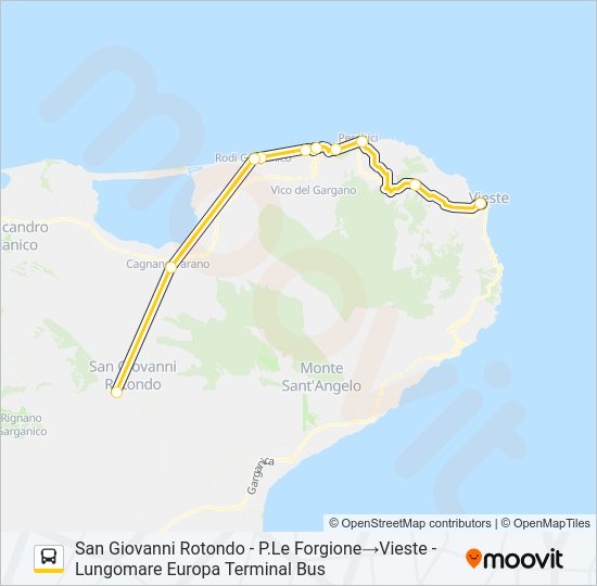1120R-I22 Bus Line Map