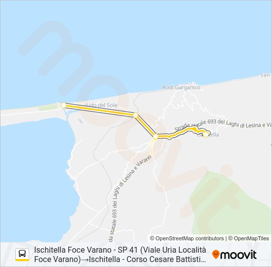 1029R1-I22 Bus Line Map