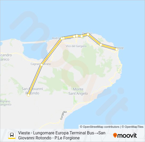 1120A - I22 Bus Line Map