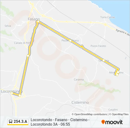 254.3.A Bus Line Map