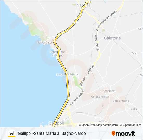 2PROV.SCOL Bus Line Map