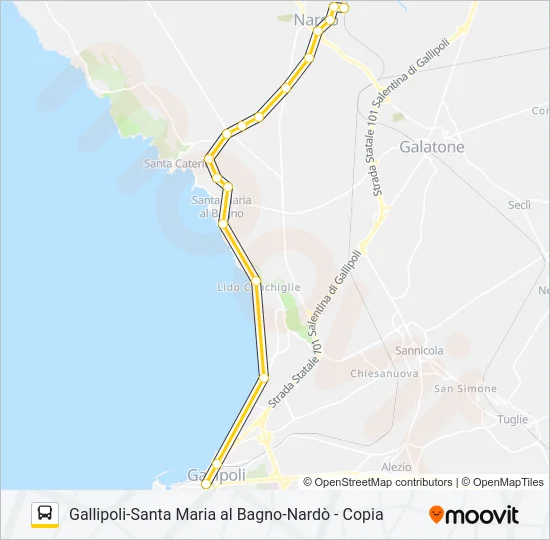 4PROV.SCOL - COPIA Bus Line Map