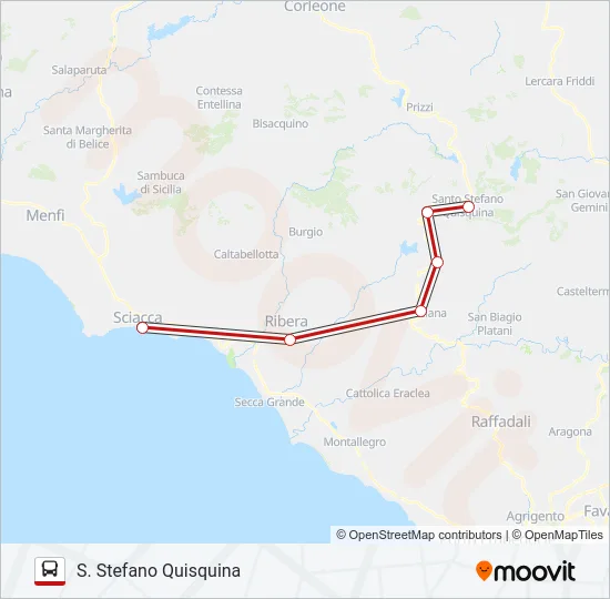 P&C Bus Line Map