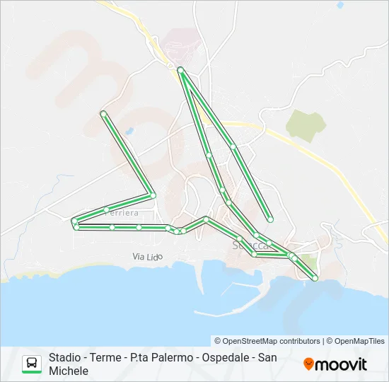 2 Bus Line Map