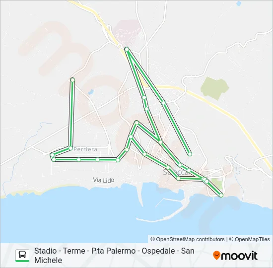 2 Bus Line Map