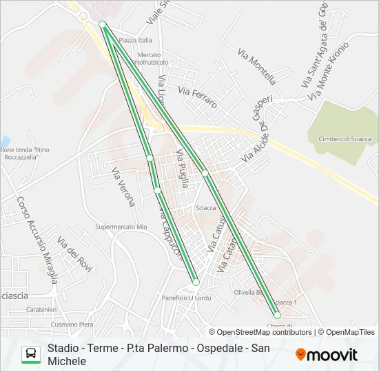2 Bus Line Map