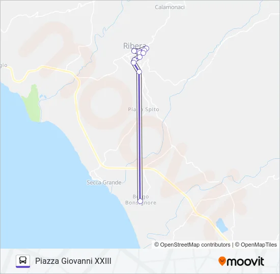 3 Bus Line Map