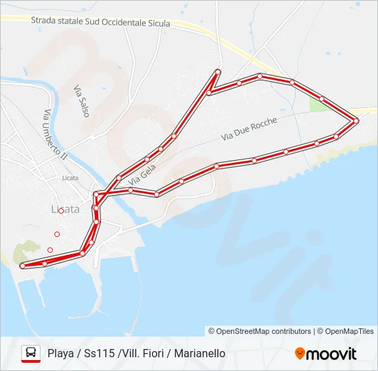 7 Bus Line Map