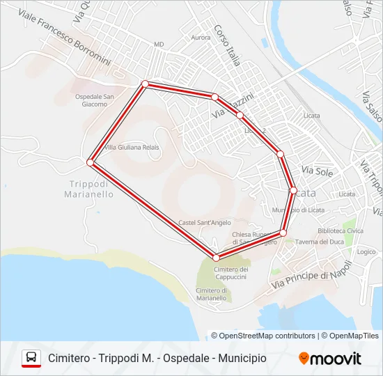 9 Bus Line Map