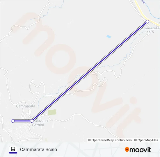 Percorso linea bus AWAY