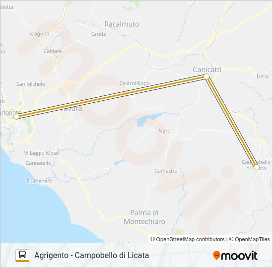 SAIS Bus Line Map