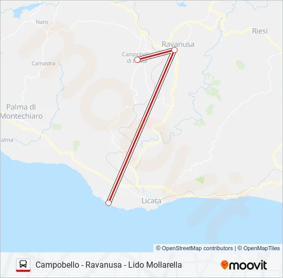 IBLA Bus Line Map
