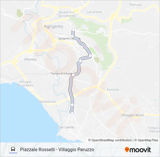 2 Bus Line Map