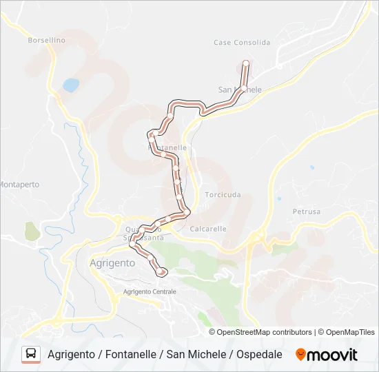 4 Bus Line Map