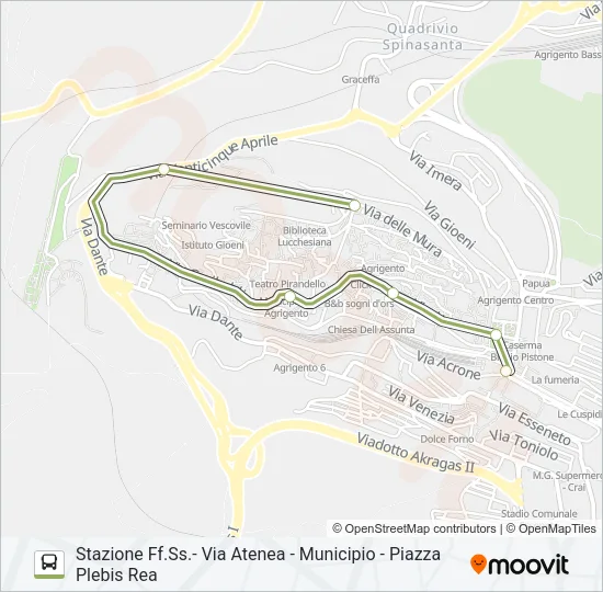 VERDE Bus Line Map