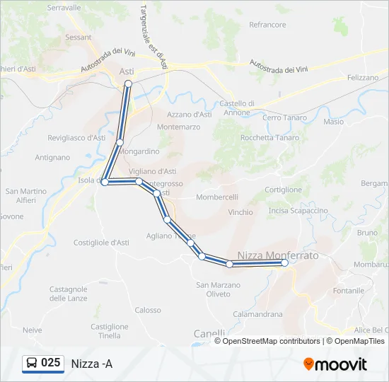 025 Bus Line Map
