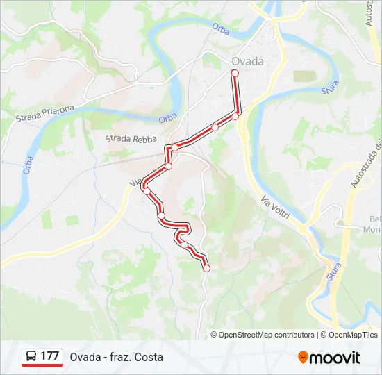 177 Bus Line Map