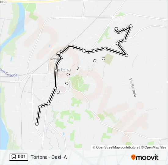 001 Bus Line Map