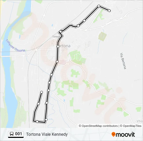 001 Bus Line Map
