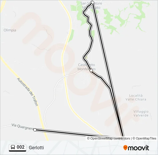 002 Bus Line Map