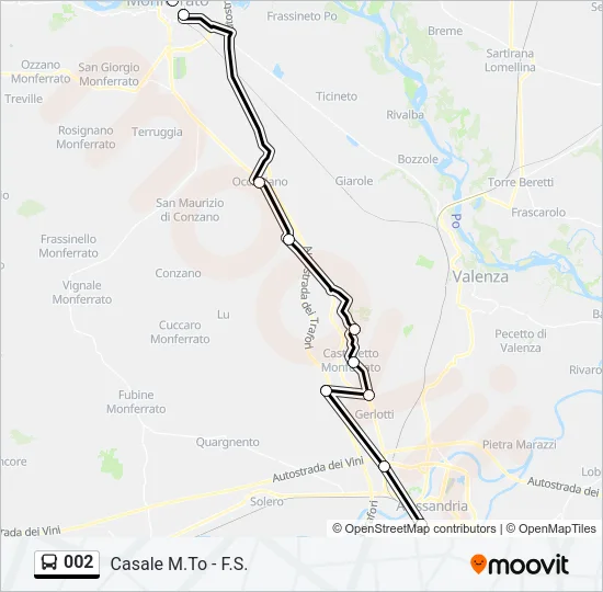 002 Bus Line Map