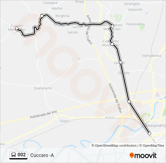 002 Bus Line Map