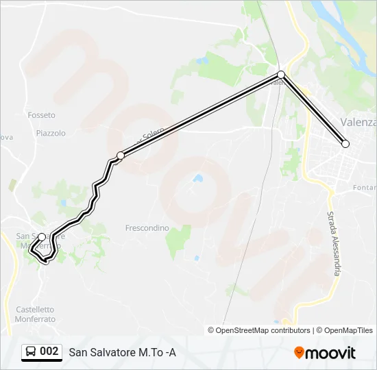 002 Bus Line Map