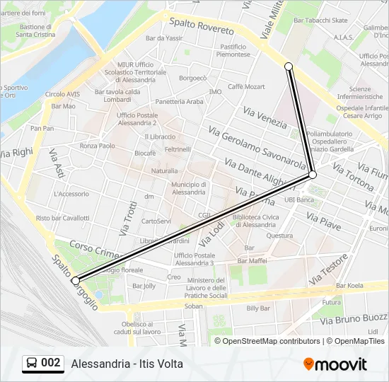 002 Bus Line Map