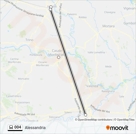 004 Bus Line Map