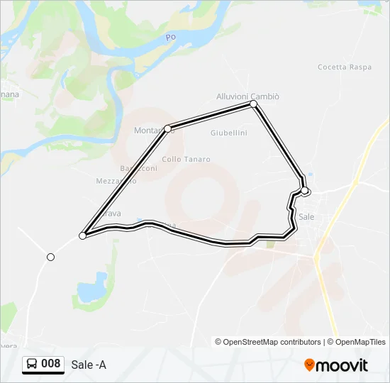 008 Bus Line Map