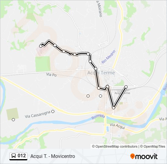 012 bus Line Map