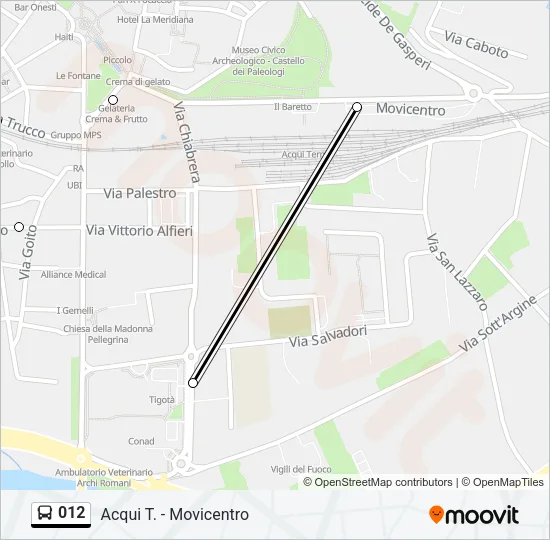 012 Bus Line Map