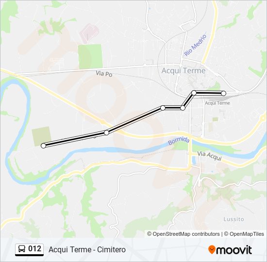 012 bus Line Map