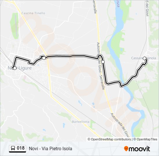 018 bus Line Map