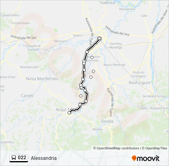 022 Bus Line Map