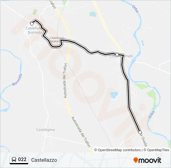 022 Bus Line Map