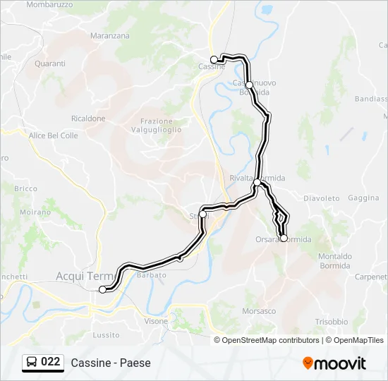 022 Bus Line Map
