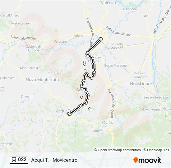 022 Bus Line Map