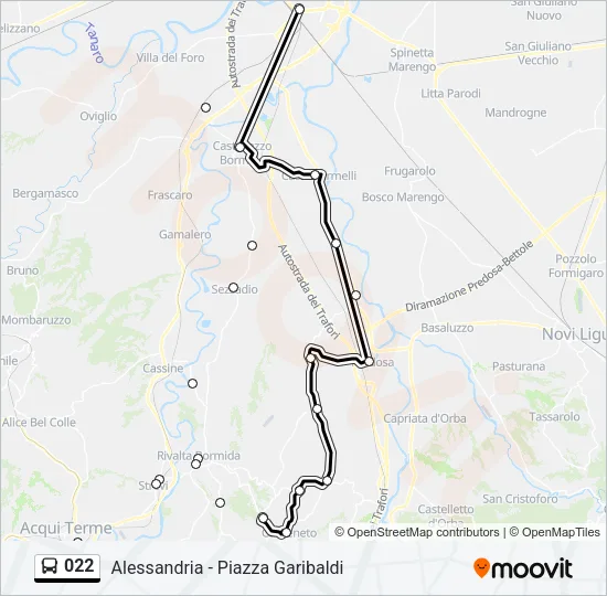 022 Bus Line Map
