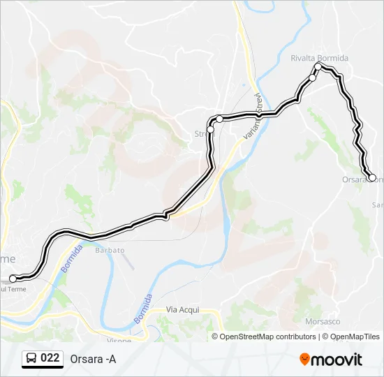 022 Bus Line Map