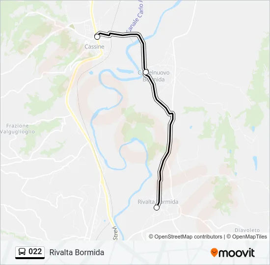 022 Bus Line Map